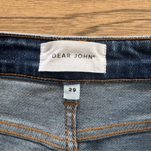 Dear John Frankie Straight Jeans Size 29 26” Inseam Blue Denim Women’s Excellent - Picture 9 of 9
